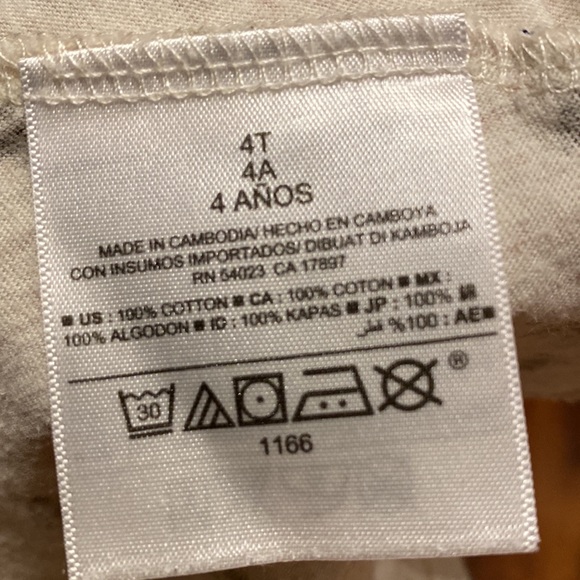 Girl’s Size 4 Cotton Cream Swing Dress Covered in Little Gold Flies -EUC - Picture 5 of 5